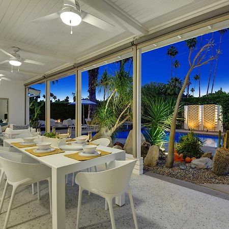 Ultra-Chic Luxe Mid-Century Estate- Resort Like Pool, Spa, Firepit, Outdoor Kitchen 3Bed/3Bath Palm Springs Extérieur photo