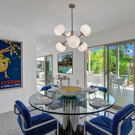 Ultra-Chic Luxe Mid-Century Estate- Resort Like Pool, Spa, Firepit, Outdoor Kitchen 3Bed/3Bath Palm Springs Extérieur photo