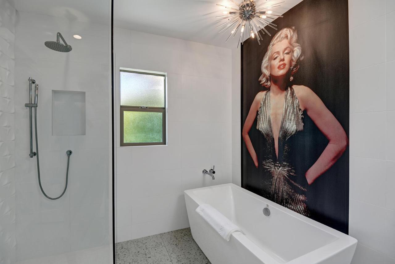 Ultra-Chic Luxe Mid-Century Estate- Resort Like Pool, Spa, Firepit, Outdoor Kitchen 3Bed/3Bath Palm Springs Extérieur photo