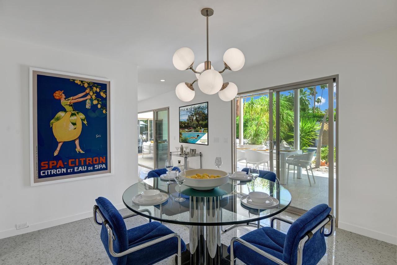 Ultra-Chic Luxe Mid-Century Estate- Resort Like Pool, Spa, Firepit, Outdoor Kitchen 3Bed/3Bath Palm Springs Extérieur photo